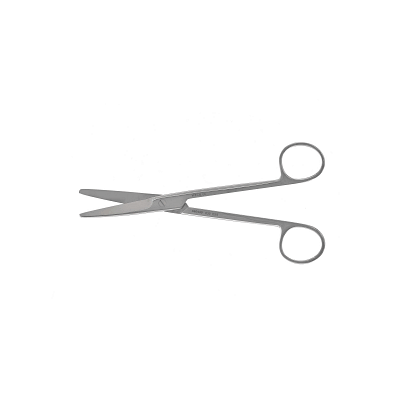 Scissors, Mayo, Curved, 6.75"