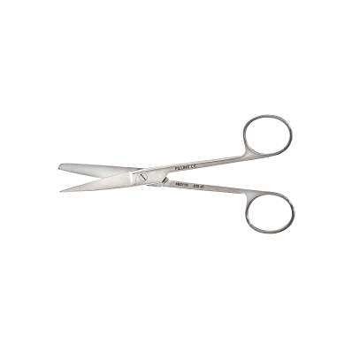Scissors, Suture, Blunt, Sharp, 4.5"