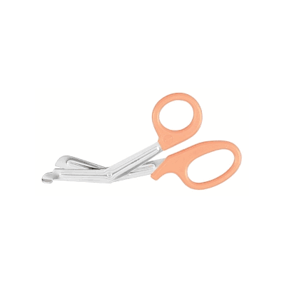 Scissors, Utility, Bandage, Orange, 7.5