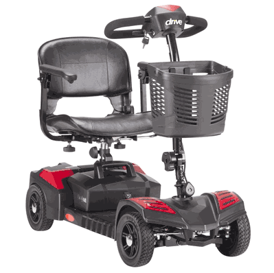 Scooter, Red/Blue, 16.5" Folding Seat, with 20AH Battery
