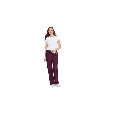 Scrub Pants Small, Petite Wine Female - Pants