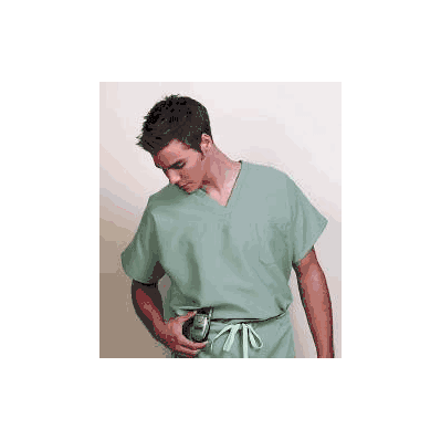 Scrub Shirt 2 X-large Cobalt 1 Pocket Short S