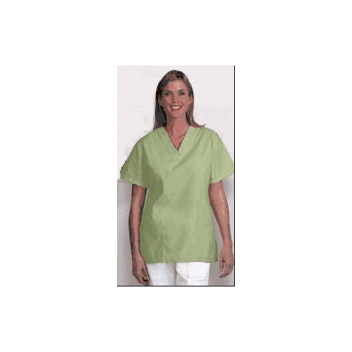 Scrub Shirt 4 X-large Ceil Blue 2 Pockets Set