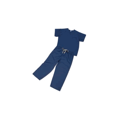 Scrub Shirt Comfortease X-large Ciel Blue 2