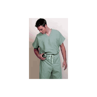 Scrub Shirt Medium Cobalt 1 Pocket Extra Long