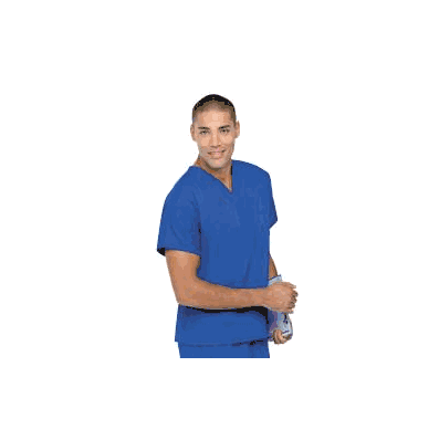 Scrub Shirt Small Wine 1 Pocket Dolman Sleeve