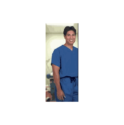 Scrub Shirt X-large Blueberry 1 Pocket Extra