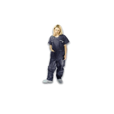 Scrub Shirt X-large Dark Blue Unisex - Shirt,