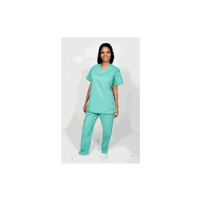 Scrub Shirt X-large Jade Green 1 Pocket Set-i