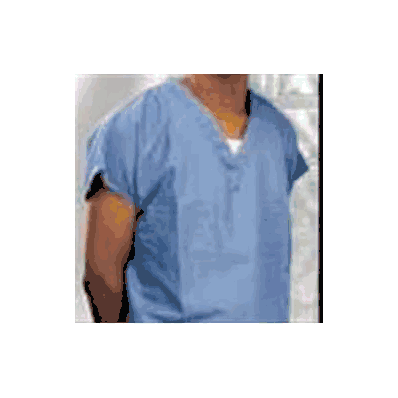 Scrub Shirt X-small Ceil Blue 2 Pockets Set-i