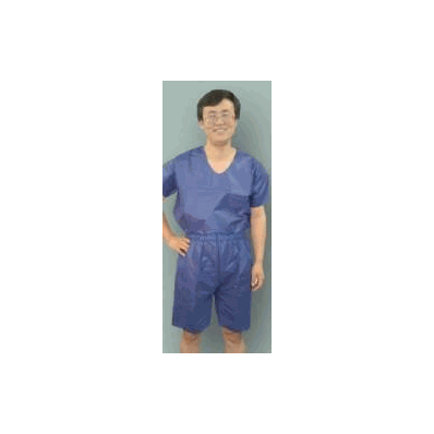 Scrub Shorts Valuemax? Large Blue Non Woven -