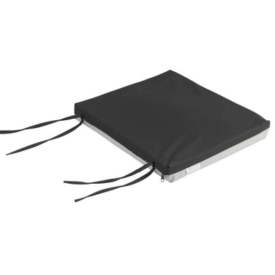 Seat Cushion, 18" W X 18" D X 2" H Noninflatable, Tie Fastened
