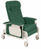 Serenity 3-position Dialysis Recliners With Side Table - Recliner, Serenity, Drop Arm, Hunter GreEn - Winco Inc