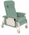 Serenity 3-position Dialysis Recliners With Side Table - Recliner, Serenity, Drp Arm, MosS Grn, Tb133 - Winco Inc