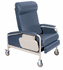 Serenity Convalescent Recliner Chair With Tray - Recliner, Serenity, Extra Wide, Blueridge - Winco Inc