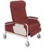 Serenity Convalescent Recliner Chair With Tray - Recliner, Serenity, Xwide, Burgundy, Tb133 - Winco Inc