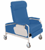 Serenity Convalescent Recliner Chair With Tray - Recliner, Serenity, Xwide, Royal Blue, Tb133 - Winco Inc