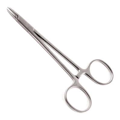 Serrated, 5-1/2" Baumgartner Needle Holder 10/Bx