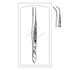 Serrated, Half Curve, 4" Sterile Disposable Iris Forceps 25/Bx, Sterilized in USA, Sklar 96-2515<br><br><font color="red"><b>BACK TO THE PRODUCT TABLE, <a href="https://www.aaawholesalecompany.com/sklar-sterile-disposable-instruments-sterile-iris-forceps.html">CLICK HERE</a></b></font>