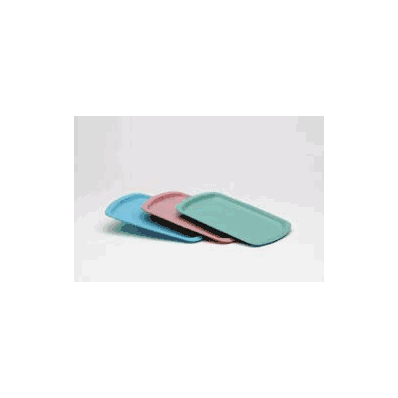 Service Tray 6 X 9 Inch Blue Polypropylene -