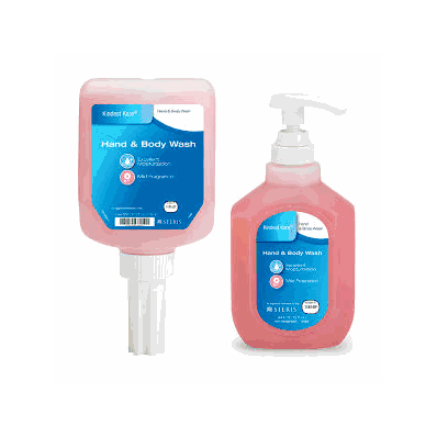 Shampoo and Body Wash Kindest Kare 1,000 mL Dispenser Refill Bottle Floral Scent