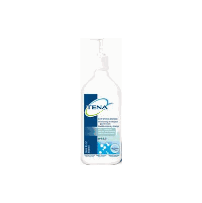 Shampoo And Body Wash Tena 16.9 Oz. Pump Bot