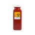 Sharps Container, 1.7 qt., 10" H X 3-1/2" W X 3-1/2" D, sold as 20/Case, Phlebotomy Style Free Standing Vertical Entry with Non-Locking Lid, Red Base / White Lid by Medegen Medical 178 <br><br><font color="red"><b>BACK TO THE PRODUCT TABLE, <a href="https://www.aaawholesalecompany.com/needles-and-syringes-sharps-collectors-phlebotomy-sharps-containers.html">CLICK HERE</a></b></font>