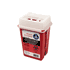 Sharps Container, 1 qt., 4-3/10" X 3-1/2" X 6-1/2", sold as 60/Case, Phlebotomy Style Free Standing Horizontal Entry with Non-Locking Lid, Red Base / Translucent Lid by Dynarex 	4622 <br><br><font color="red"><b>BACK TO THE PRODUCT TABLE, <a href="https://www.aaawholesalecompany.com/needles-and-syringes-sharps-collectors-phlebotomy-sharps-containers.html">CLICK HERE</a></b></font>