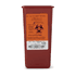 Sharps Container, 1 qt, 7" H X 3-1/2" W X 3-1/2" D, sold as 72/Case, Nestable Phlebotomy Free Standing Vertical Entry with Non-Locking Lid, Red Base / Translucent Lid by Medegen 8702 <br><br><font color="red"><b>BACK TO THE PRODUCT TABLE, <a href="https://www.aaawholesalecompany.com/needles-and-syringes-sharps-collectors-phlebotomy-sharps-containers.html">CLICK HERE</a></b></font>
