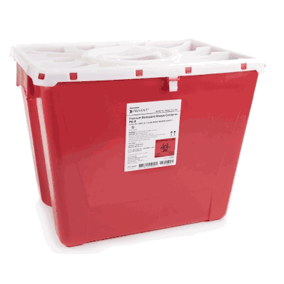 Sharps Container, 13.5" Height x 17.3" Width x 13" Length