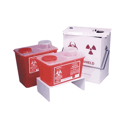 Sharps Container Dual Shield, For 039-338 Monoject Sharps Containers