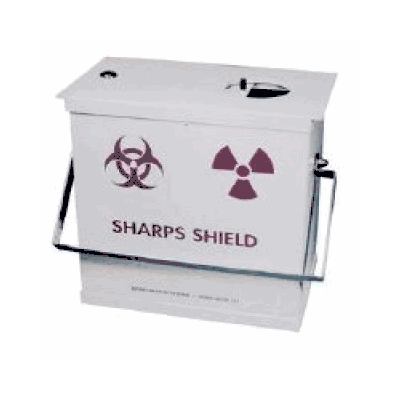 Sharps Container Shield, 10" H X 11.75" W X 7.5" L