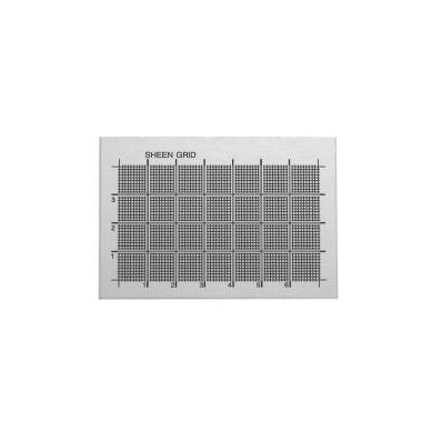 Sheen Grid Aluminum Black On Silver - Grid, S