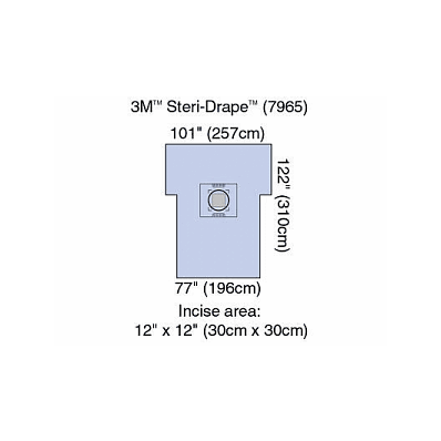 Sheet, Steridrape, Cesarean W/Accessories - M