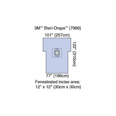 Sheet, Steridrape, Cesarean W/Accessories - M
