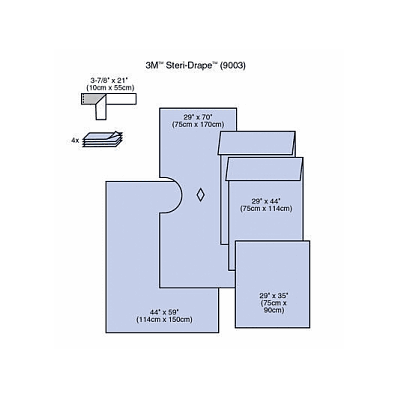 Sheet, Steridrape, Cystoscopy W/Access - Medl