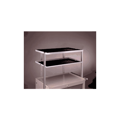 SHELF, 2 TIER, SYSTEM, STEEL UNI-CART