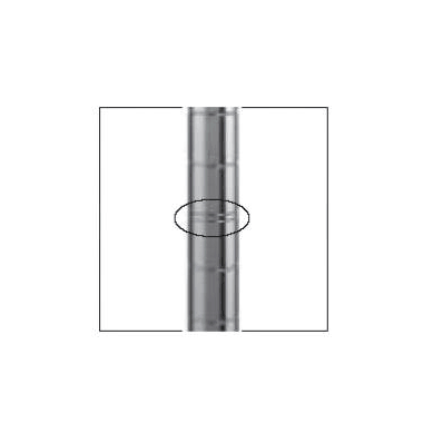 Shelf Post Site-select - Pole, Chrome 33" F/