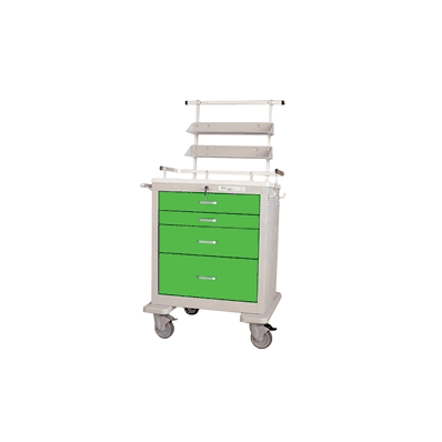 SHELF, SUTURE, VERTICAL RAILS