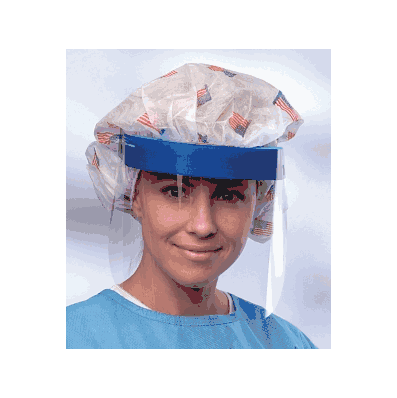Shield, Coverall, Full Face, Velcro Band - M