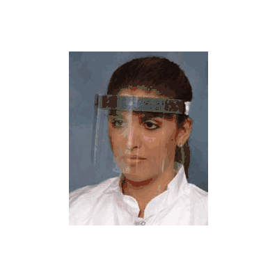 Shield, Face Prot Half Face Clr (25/Pk 4pk/Cs