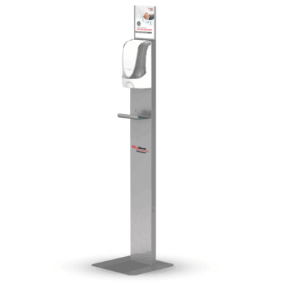 (Shipping October 2020) Touch-Free Dispenser Stand (Hand Sanitizing Station), 1 Unit