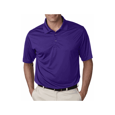 Shirt, Polo, Mens, Sport Intrlck, Purp, Sm -
