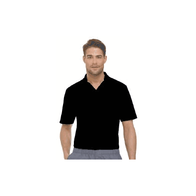 Shirt, Polo StafF Unisex Blk Baby Pique 3xlg
