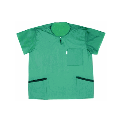 Shirt, Scrub, Green, Xxx-large - Medline