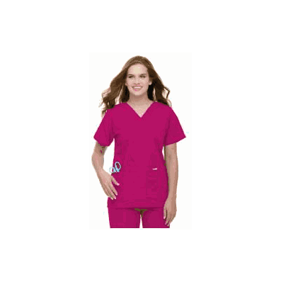 Shirt, Tunic StafF V-neck Jazz Berry Sm - -