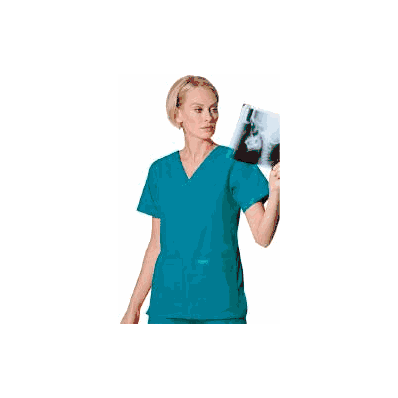 Shirt, Tunic StafF V-neck Mediterranean Sm -
