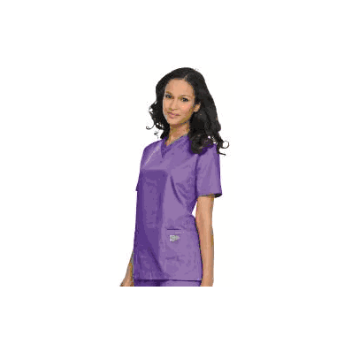 Shirt, Tunic StafF V-neck Orchid 3xlg - - La