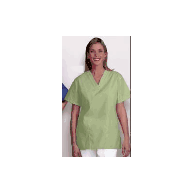 Shirt, Tunic StafF V-neck Wmn Chocolate Sm -