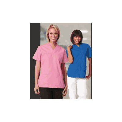 Shirt, Tunic StafF V-neck Wmn Pewter Sm - -